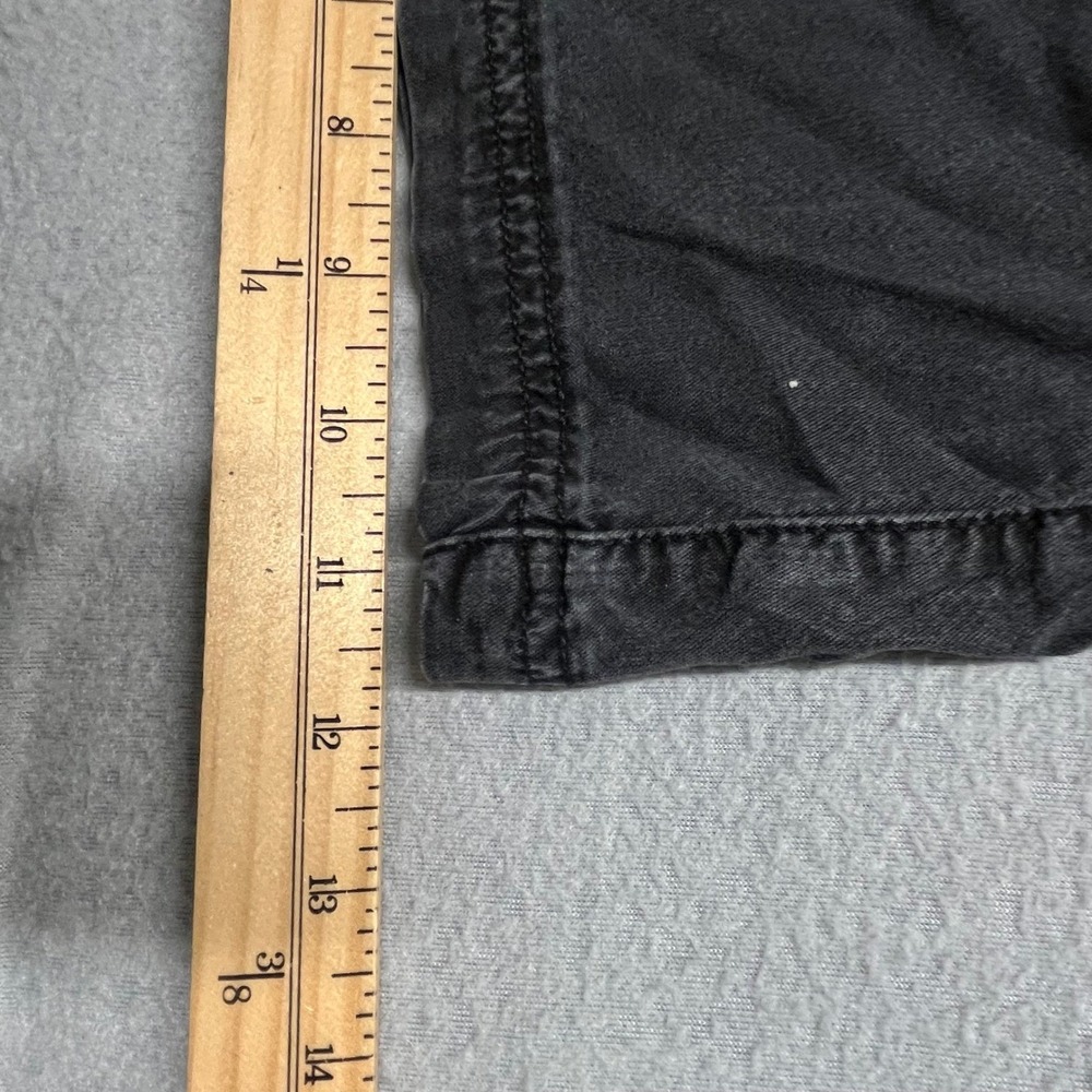 Vintage Y2K American Eagle Baggy Cargo Pants Wide Leg Black Womens 14 - Picture 5 of 9